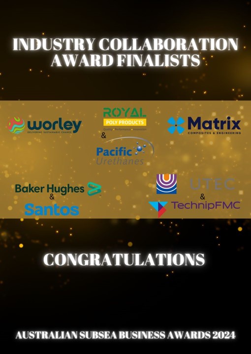 Pacific Urethanes and Royal Poly Products Were Nominated As One of the Finalists for Subsea Business Awards 2024